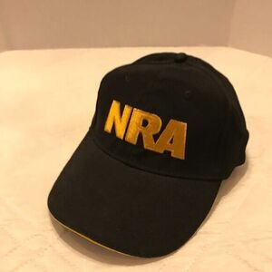 Black and‎ Gold NRA Baseball hat